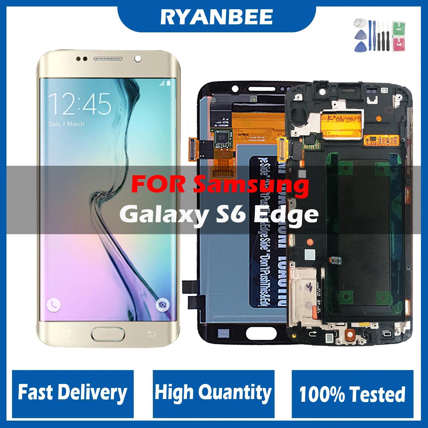 Ｚ  S6  LCD + , 5.1 ġ  AMOLED ÷, G925 G925I G925F ġ ũ Ÿ